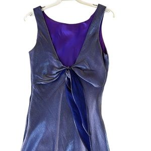 Vintage Charm: De Laru by Linda Bernell Lavender Dress Size 7/8 - Made in USA